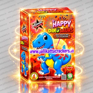 Happy Dinosaur Red Crackling Ajanta